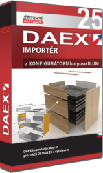 DAEX IMPORTÉR z Konfigurátoru korpusů od firmy BLUM