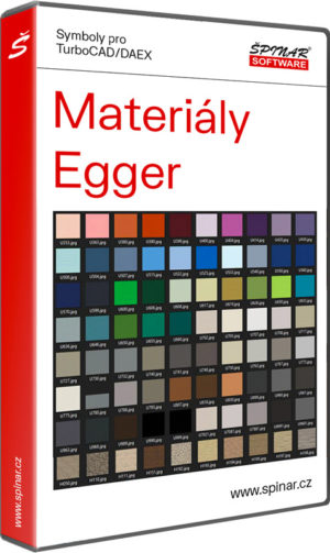 Materiály Egger pro TurboCAD/DAEX