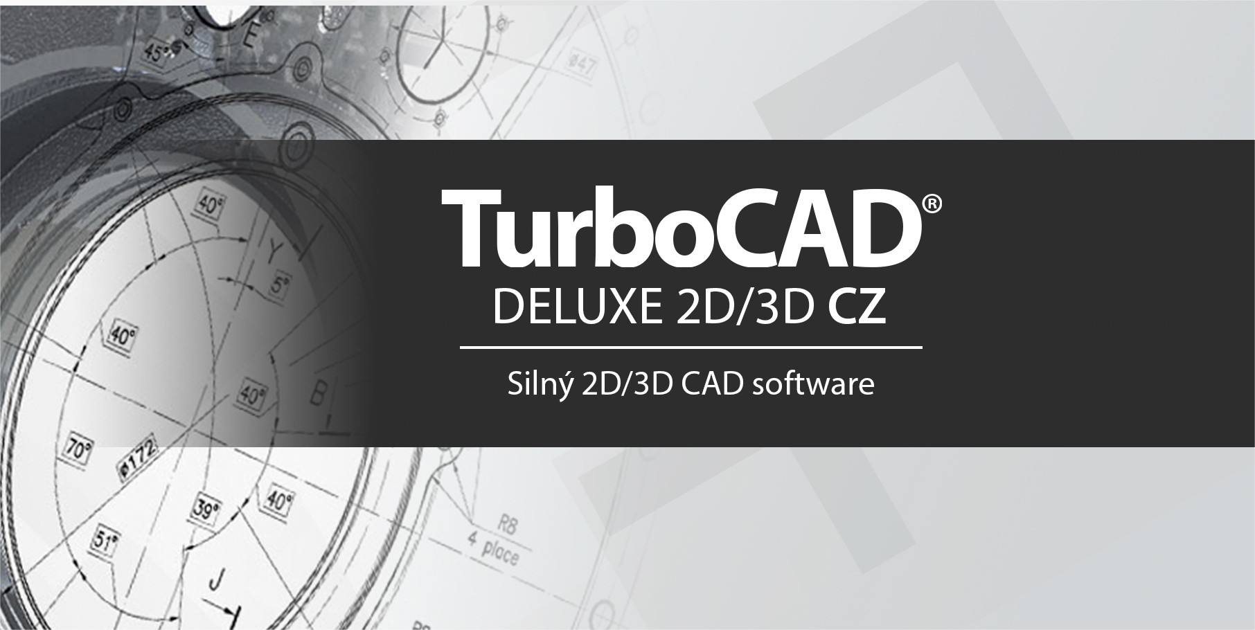TurboCAD DELUXE CAD od SPINAR software pro 2D 3D kresleni vizualizaci - TurboCAD Deluxe 28 CZ