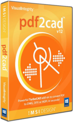 PDF2CAD 12 – převodník z PDF, AI do DWG, DXF