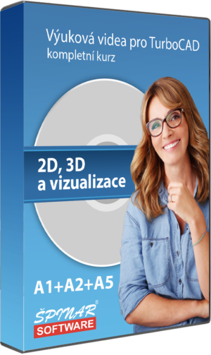Výuková videa s příklady pro TurboCAD (2D, 3D a vizalizace)