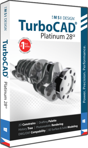 TurboCAD Platinum 28 CZ roční licence