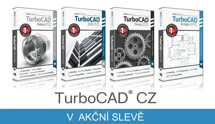 stavari architektura strojari nabytek truhlari stolari CAD TurboCAD Spinar software 2B SPINAR software 2 - TurboCAD 27 CZ v akční ceně!