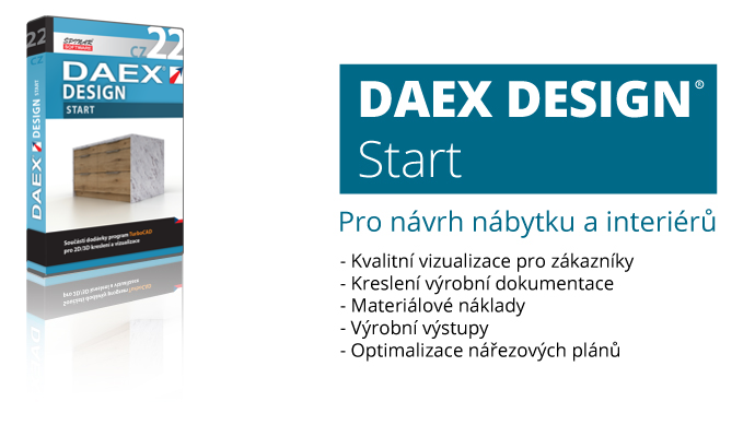 DAEX start - DAEX DESIGN Start 22 v akční nabídce