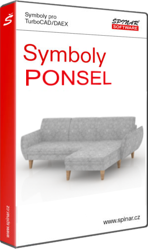 Symboly sedacího nábytku firmy PONSEL od SEDEA