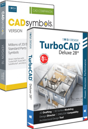 TurboCAD Deluxe 28 CZ + přes 30 miliónů CAD Symbols