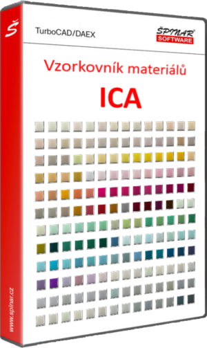 Vzorkovník materiálů ICA pro DAEX DESIGN