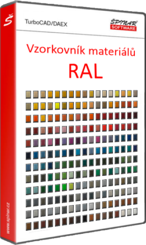 Vzorkovník materiálů RAL pro DAEX DESIGN