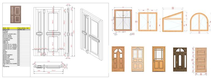 01A okna dvere spinar software daex programy pro vyrobu daex design - Příklady - Okna a Dveře v4 pro DAEX DESIGN