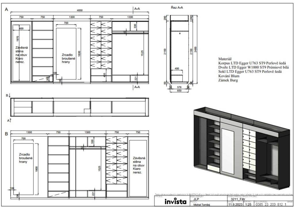 Výkresová dokumentace a 3D v DAEX DESIGN