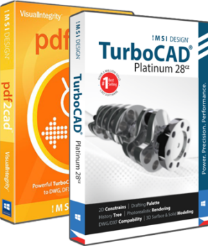 TurboCAD Platinum 28 CZ + PDF2CAD